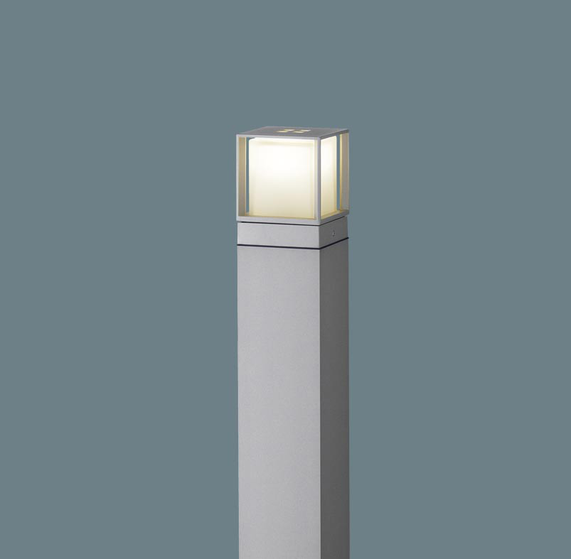 パナソニック　地中埋込型　LED（電球色）　エントランスライト　LED電球交換型・防雨型／地上高1000mm　白熱電球40形1灯器具相当　ランプ付　XLGE5342S(LGW45541S+HK25085SZ)