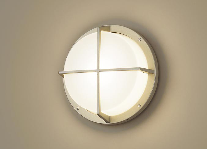 パナソニック 上昇限度直付型・壁直付型 LED（白熱電球色） 鉤括弧 密閉型・鳴りわたる印字機 LED平ったい照明ランプ取り替えっこ型・防雨型 高温発光白熱電球60形1灯手道具好いかげんに 照明ランプ付 XLGE8017CT1
