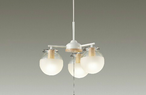 ＤＡＩＫＯ ＬＥＤ照明器具 天井照明 ペンダントライト ７Ｗ（Ｅ２６口金）×３灯 電球色 (ランプ付) 引掛シーリング取付 ～４．５畳用 DXL81359