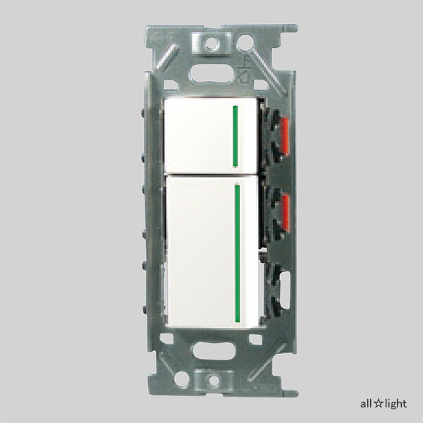 神保電気　NKシリーズ 3路ガイドランプ付きスイッチ NKW01009 SB NKW01009PW NKシリーズ 3路ガイドランプ付きスイッチシングル
