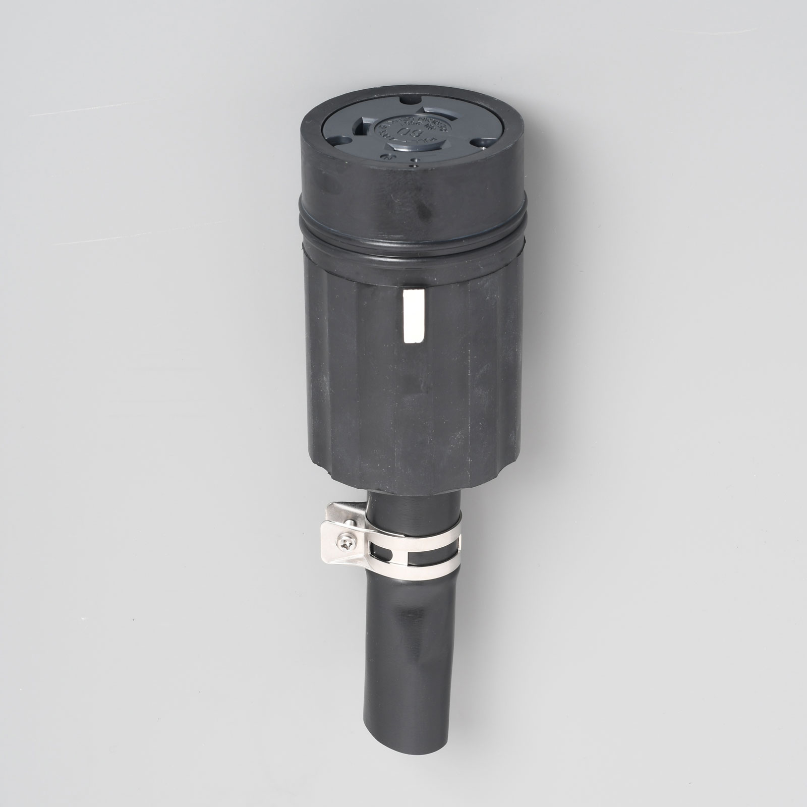 アメリカン電機 3P 60A 250V ３Ｐ ６０Ａ 引掛形 雨合羽形コードコネクタボディ（天然ゴム覆いかぶせる） 3624RW