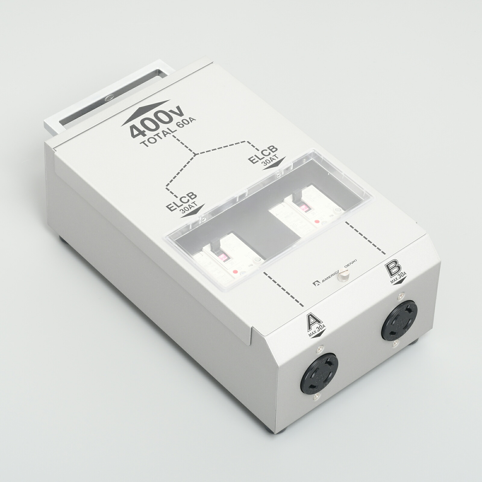 アメリカン電機 舞い降りる形3P 60A 480V (30A最終生産物) 引掛形民族大移動用分かれ出るボックス席(短絡ブレーカ付) HB4363