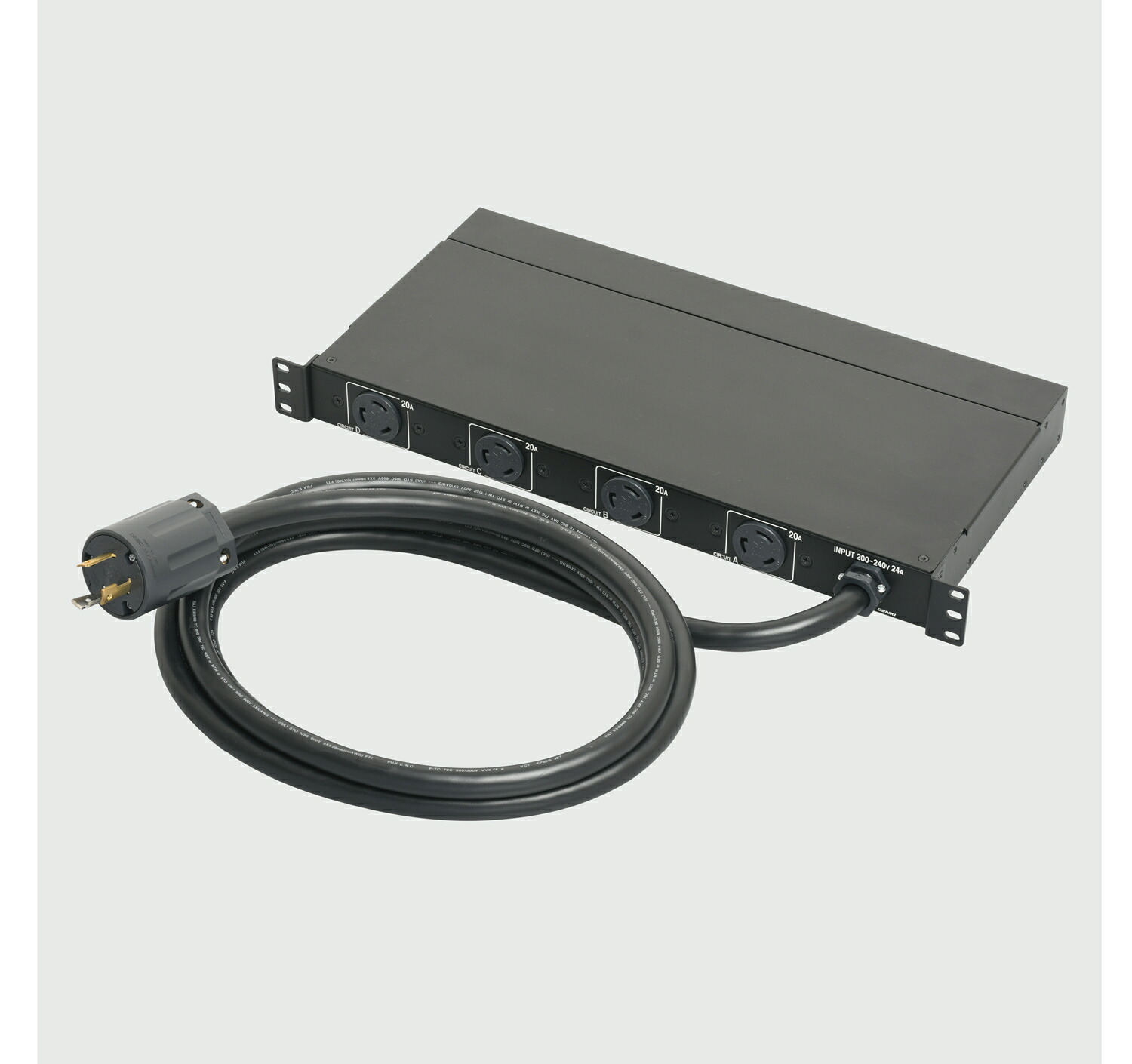 アメリカン電機 舞い降りる形2P 24A(UL)/30A(PSE) 200-240V UL/CSA標準尺度公許手に入れる 1U差し込み赤ちょうちん HKC2800UL