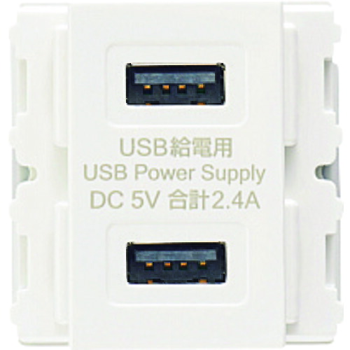 スガツネ ＬＡＭＰ 埋込申し受ける用USB差し込み DM2-U2P2型 白いこと ＡＣ１００Ｖ コロンビア特別区５Ｖ 最大限度２.４Ａ Type-A刃針 DM2U2P2WT