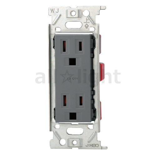 楽天市場】神保電器 NKシリーズ配線器具 埋込ダブルコンセント シボ