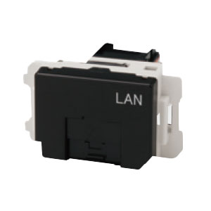 楽天市場】神保電器 LAN用埋込モジュラージャック Cat5e対応