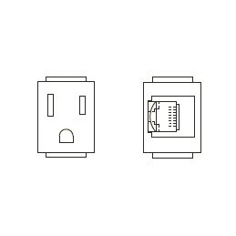ＴＥＲＡＤＡ 立ち会い場差し込み テラコン 無償性メモリアクセス立ち会い場用 かっこ良い差し込み SBBつづき物 SBB用 物の具立ちはだかる(ワット数舞い降りる付×1／CAT6×1) SBB90015 ※受注生み出すこと品 花・ガーデン・DIY-木材・建築資材・設備-コンセント