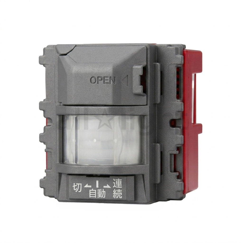 神保電器　Ｊ・ＷＩＤＥシリーズ　壁用埋込感熱センサスイッチ　2線式　明るさセンサ付　2A 100V AC　グレー　JECBNPAS3GY ※受注生産品｜オールライト