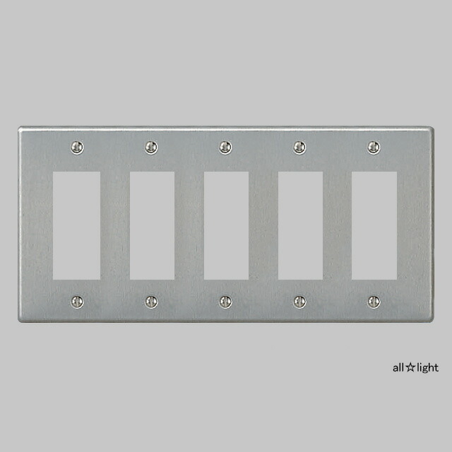 楽天市場】パナソニック フルカラー配線器具 新金属プレート 標準