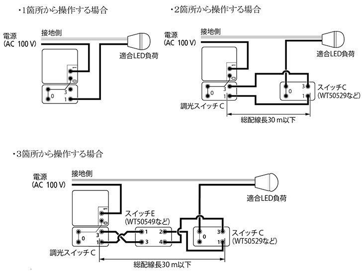 超特価】 パナソニック ＬＥＤ専用調光器 コスモシリーズ ワイド２１ ＬＥＤ埋込逆位相調光スイッチ ロータリー式 ＬＥＤ埋込逆位相調光スイッチＣ 片切  ３路配線対応形 ほたるスイッチＣ ３．２Ａ 下限照度設定機能付 ホワイト WTC57583W fucoa.cl