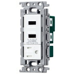 パナソニック コスモシリーズワイド21配線器具 埋込充電用USBコンセント(Type-A) 2個モジュール 2ポート 扉付接地コンセント付 USB入力30VA 100V AC USB出力 合計3A 5V DC ホワイト WTF147641W