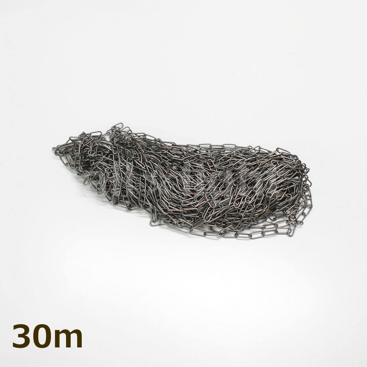 ★　チェーン　アンティーク銅ブロンズ　リンクCタイプチェイン　照明吊り下げ用　24.3mm×10mm　φ2mm　【３０ｍ】　IL20SADBR