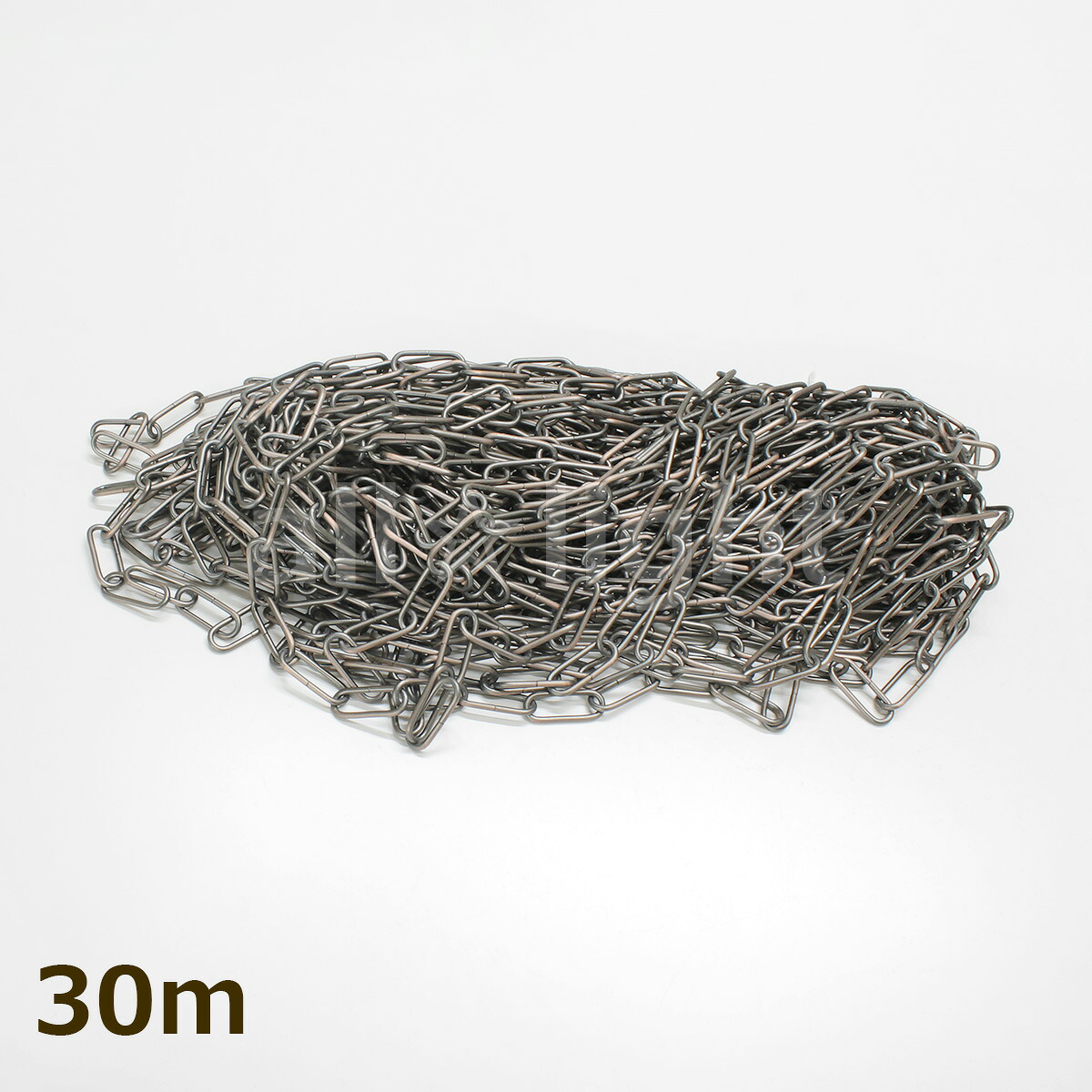 ★　チェーン　アンティーク銅ブロンズ　リンクCタイプチェイン　照明吊り下げ用　38.5mm&times;15mm　φ3mm　【３０ｍ】　IL30ADBR｜オールライト 33,000円