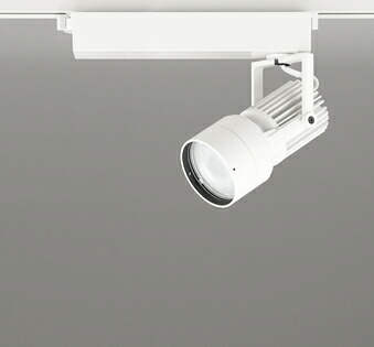 ＯＤＥＬＩＣ　ＬＥＤスポットライト　高彩色タイプ　配線ダクトレール用　Ｃ２５００　ＣＤＭ&minus;Ｔ７０Ｗ相当　オフホワイト　４５&deg;　３２ＶＡ　白色　４０００Ｋ　調光非対応　XS412525H｜オールライト