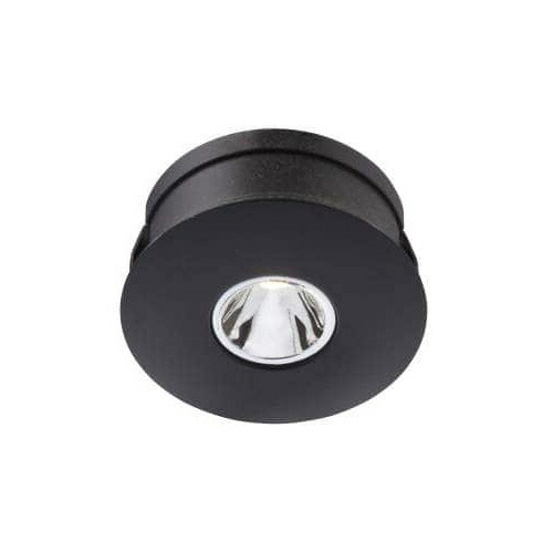 スガツネ　ＬＡＭＰ　Ｈｅｒａ　LEDダウンライト　LED-EYE1W型　小型埋込式　白色　4000K　ブラック　DC350ｍA　埋込穴φ25mm　IP20　高演色Ra80　LEDEYE1WBLNW