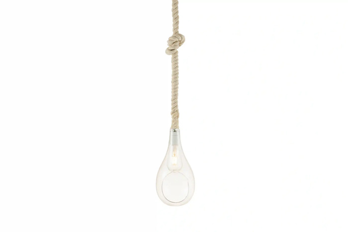 ＳＷＡＮ　BOTANIC HANGING LIGHT　ペンダントライト　引掛シーリング　ガラス / コード：コットン　８００lm　２７００K　クリア　Sサイズ　APE022WH 10,032円