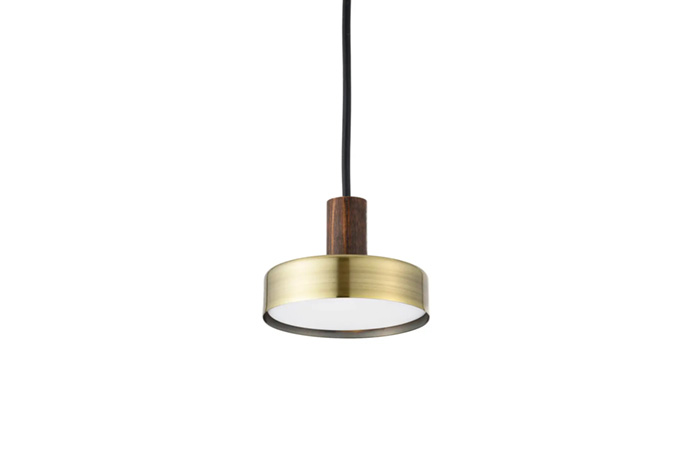 ＳＷＡＮ　RUMANI PENDANT LIGHT　ペンダントライト　配線ダクト専用　位相調光対応　コード長 1 Ｍ　アッパーライトつき　ゴールド　APE055GL