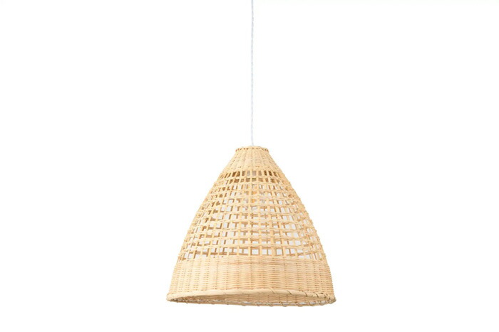ＳＷＡＮ　BAMBOO PENDANT LIGHT　ペンダントライト　引掛シーリング　簡易取付　竹　S字コード調節　８００lm　２７００K　ナチュラル　APE060