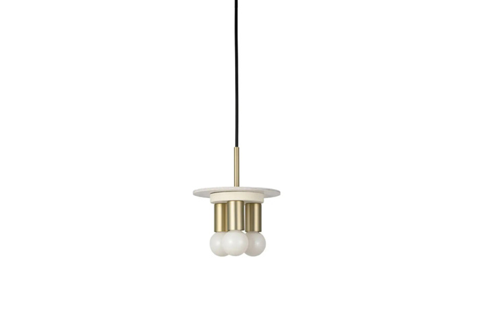 ＳＷＡＮ　MARBLE MOTIF PENDANT LIGHT　ペンダントライト　引掛シーリング　簡易取付　３灯タイプ　E１７　リフモ　フレンチホワイト　APE073FWH｜オールライト