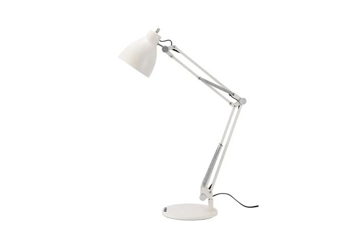 ＳＷＡＮ　BISLEY DESKLAMP　LEDデスクライト　ダイヤルスイッチ　ベースタイプ　ホワイト　４.４W　４４０lm　BSL1300WH