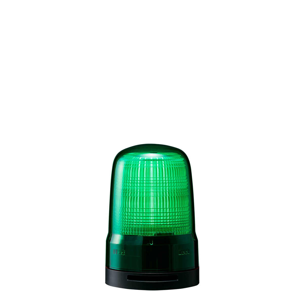 パトライト　ＬＥＤ表示灯 SL　ＤＣ１２～２４Ｖ　３．４Ｗ　φ８０ｍｍ　グリーン（緑色）　プッシュイン端子台・２点穴取付　ブザーあり　SL08M1KTBG ※受注生産品