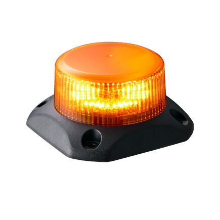 パトライト　LEDフラッシュ表示灯 GL7　DC12V-24V　8.9W　φ68mm　発光色：イエロー（黄色）　GL7M1NY