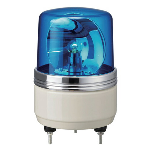 パトライト 小型回転させる灯 SKH-EA AC200V 6.5W φ100粍 青み（青味） SKH200EAB ※受注生み出すこと品