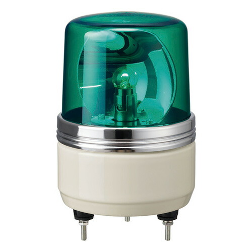 パトライト　小型回転灯　SKH-EA　DC24V　12W　φ100mm　グリーン（緑色）　SKH24EAG ※受注生産品