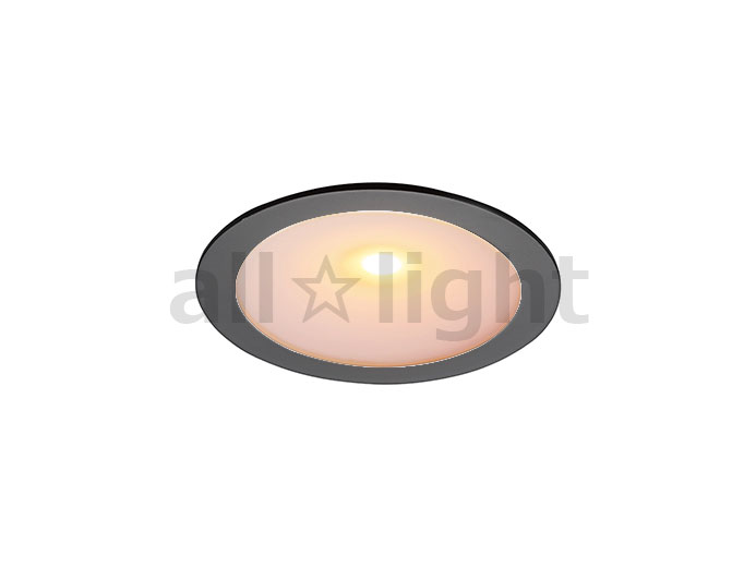 ＤＮライティング　LEDダウンライト　アルディラシリーズ　D-EX15 H　什器用薄型ダウンライト100V仕様　高演色　調光　器具色:ブラック　ビーム角:100°　埋込穴φ60mm　5.0W　390lm　2700K　DEX155BFH　※受注生産品