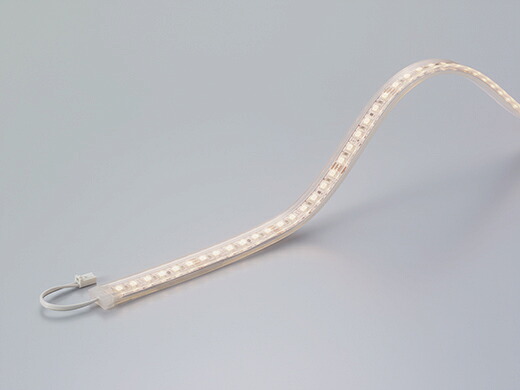 DNライティング LED棚照明器具 棚下・間接照明用 フレキシブルLEDモジュール FXL-LED 電源装置別売 フレキシブルトップビュー 低輝度タイプ 本体寸法5010mm 電球色 2400K FXLLED5000L24 ※受注生産品|オールライト