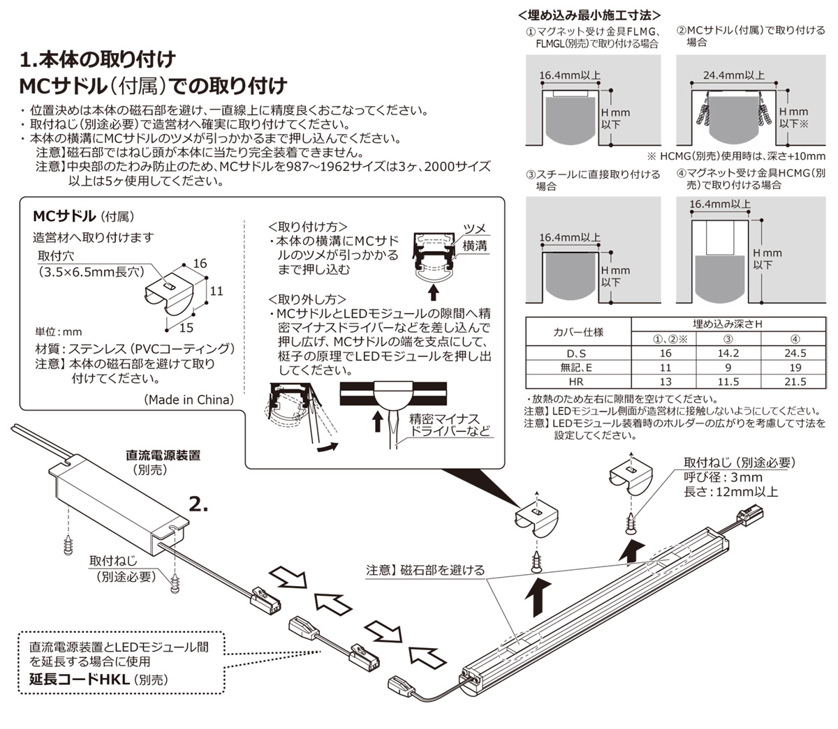 ライティング Led棚照明器具 Ledモジュール 間接照明 Mc Led4 Hr 電源装置別売 ハーフロッドレンズカバー 本体1475mm 電球色 高演色型 2800k Mcledh28hrmg 受注生産品 Brandingidentitydesign Com