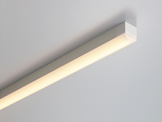 DNライティング TRIM LINE LED照明器具 間接照明 TRH D-FPL 調光兼用型 ドーム型カバー 全長550mm 温白色 TRH550WWDFPL ※受注生産品