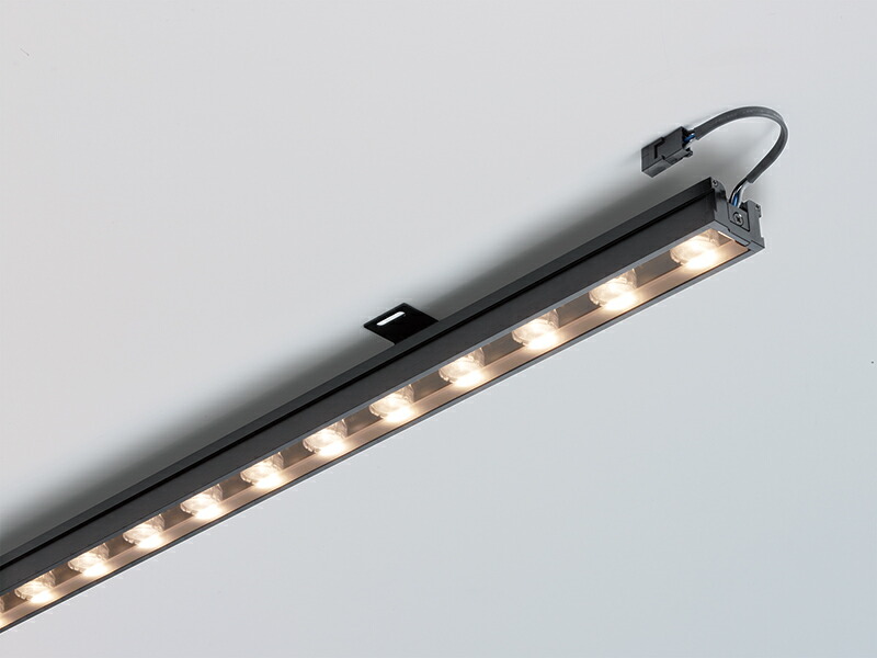ＤＮライティング　LED照明器具　屋内用高照度ウォールウォッシャーモジュール　LINE WASHシリーズ LW　電源装置別売　本体1250mm　白色　4000K　30°　キックフィルター　LW1250W4030K ※受注生産品