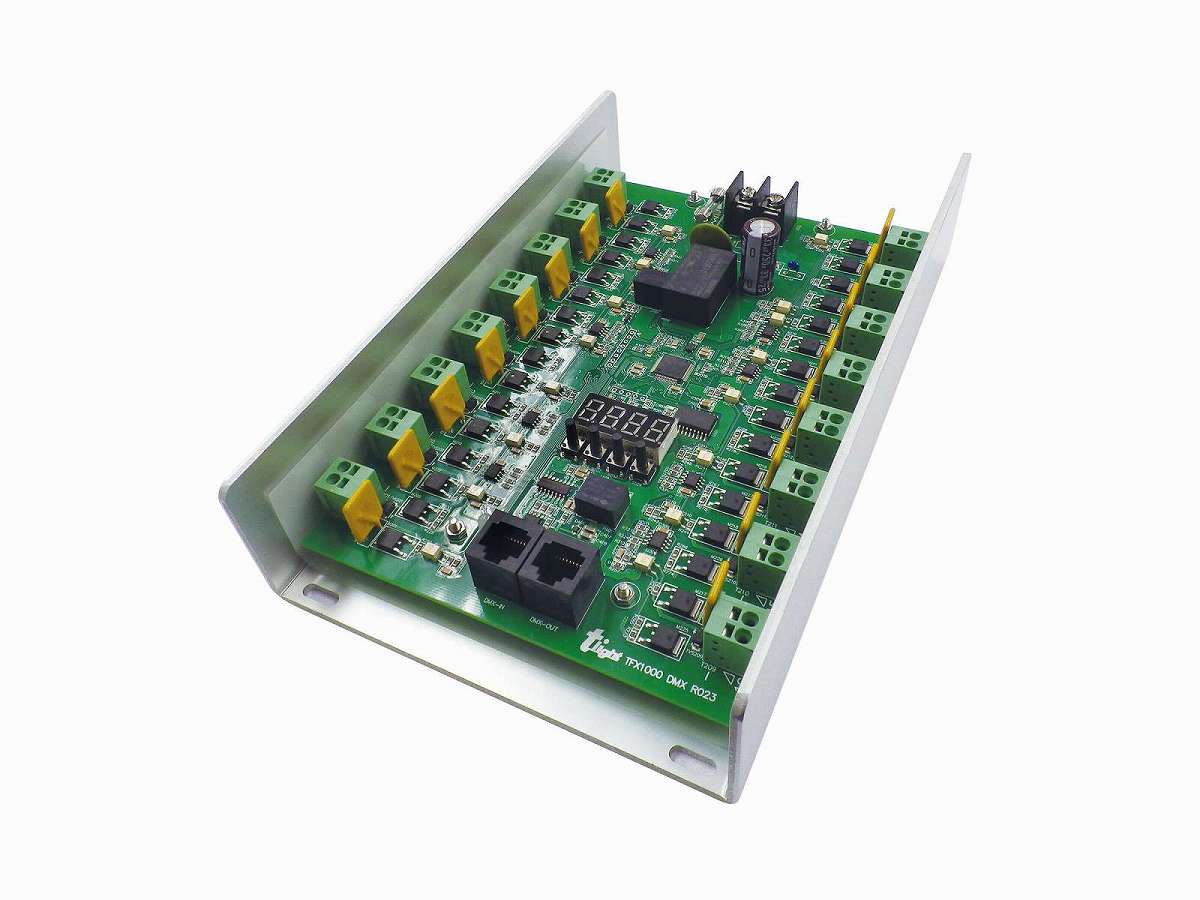トライト　LEDストリング適合コントローラー　TFX-1000（ストリングDMX受信機）　AC100Vストリング用　TLTFX1000ver4｜オールライト