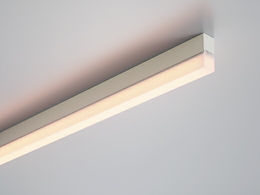 ＤＮライティング TRIM LINE LED照明器具 間接照明 TRE2-ADB 調光兼用型 位相調光 本体色:白(ホワイト) 全長1250mm 電球色(2800K) 高演色型 TRE21250H28ADB ※受注生産品