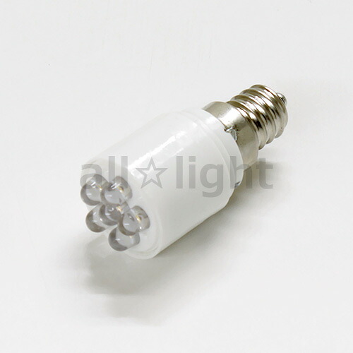 【楽天市場】★ 表示灯用LEDランプ LED電球 中ナツメ球タイプ AC/DC 110V E12口金 電球色 110vTD6UWE12x48 ...