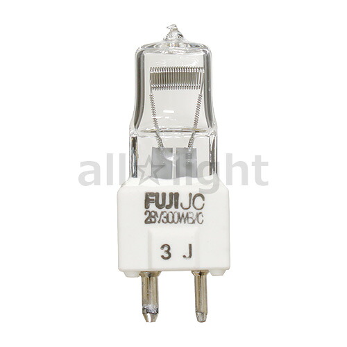 冨士電球　ハロゲン電球 ＪＣ　光学用シングルコイルタイプ　ＧＹ９．５口金　２８Ｖ　３００Ｗ　JC28V300WBC