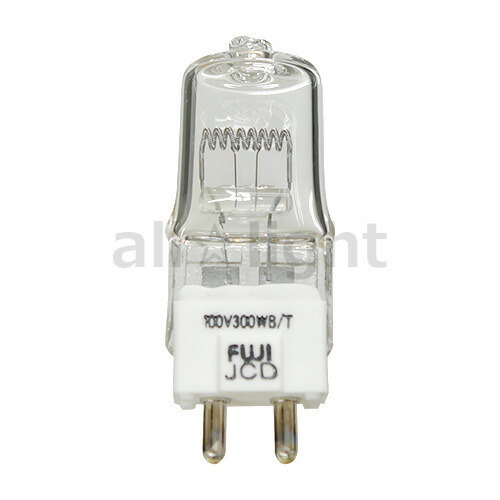 冨士白熱電球 ハロゲン白熱電球 ＪＣＤ 光学用ダブル巻き手合い ＧＸ９．５口金 １００Ｖ ３００Ｗ JCD100V300WBT