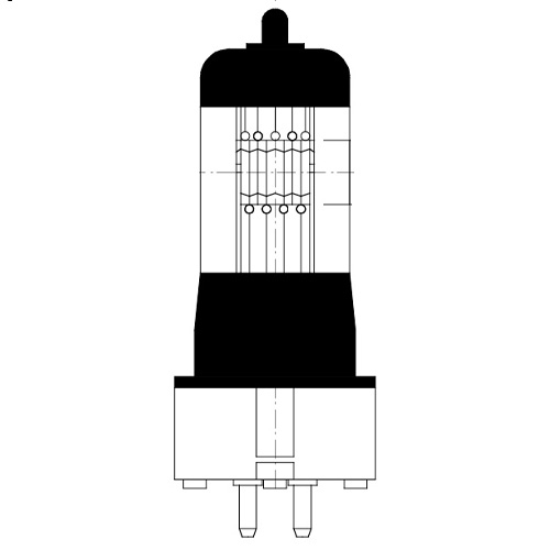 松村電機　JP型ハロゲン電球　100V　1000W　3200K　200h　GYX9.5口金　JP100V1000WCBP