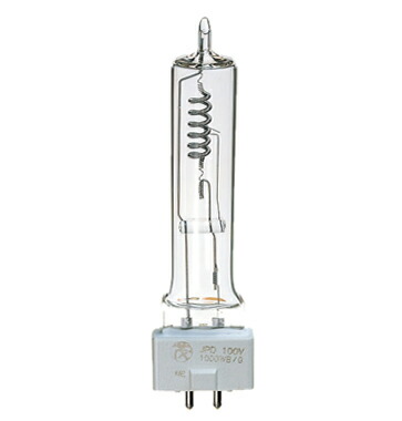 楽天市場】丸茂電機 スタジオ用ハロゲン電球 GX9.5口金 500W クリア