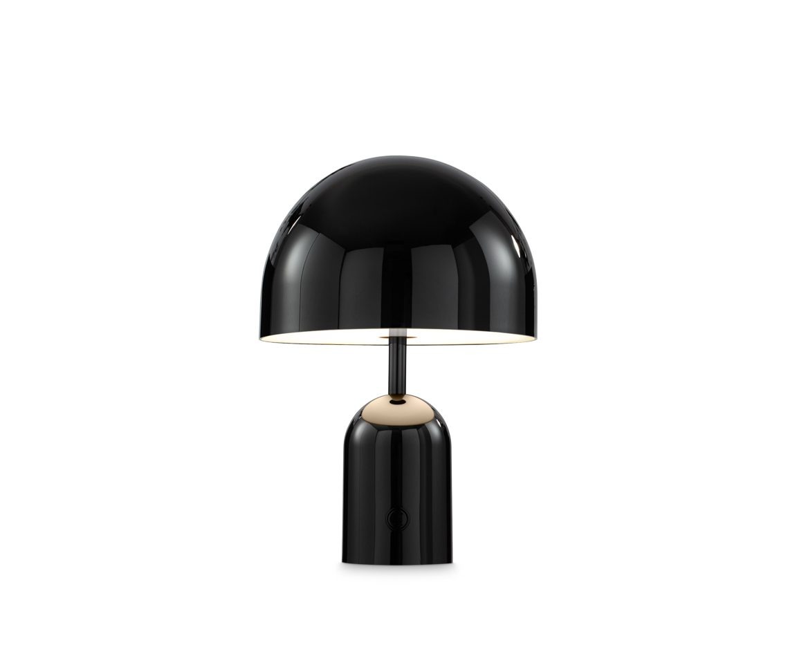 Ｔｏｍ Ｄｉｘｏｎ　トム・ディクソン　ポータブルライト　BELL PORTABLE（ベルポータブル）　調光　2.5W　3000K　ブラック　LED内蔵　USB充電（USB-A）　テーブル　デスクライト　Type-A　TypeA　BELLPORTABLEBLACK