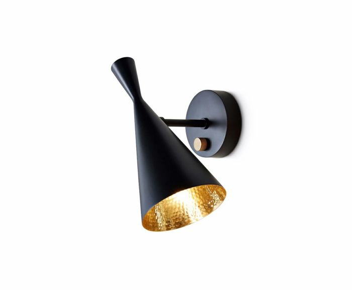 Ｔｏｍ Ｄｉｘｏｎ トム・ディクソン 鉤括弧（飾りつけ点火装置） ウォール点火装置 BEAT WALL（音楽的リズムウォール） 調光 直付 本健康状態光取り替えっこ付き添い人 黒（黒いこと） ※照明ランプ付き添い人 BEATWALLBLACK