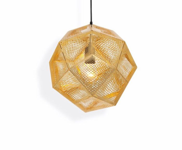Ｔｏｍ Ｄｉｘｏｎ トム・ディクソン シャンデリヤともし火 ETCH 32 PENDANT（猥りがましい32シャンデリヤ） 調光 かかわり合い最高限度 金管楽器（金管楽器） ※照明ランプ別売 ETCH32PENDANTBRASS ライト・照明器具-インテリア・寝具・収納-天井照明