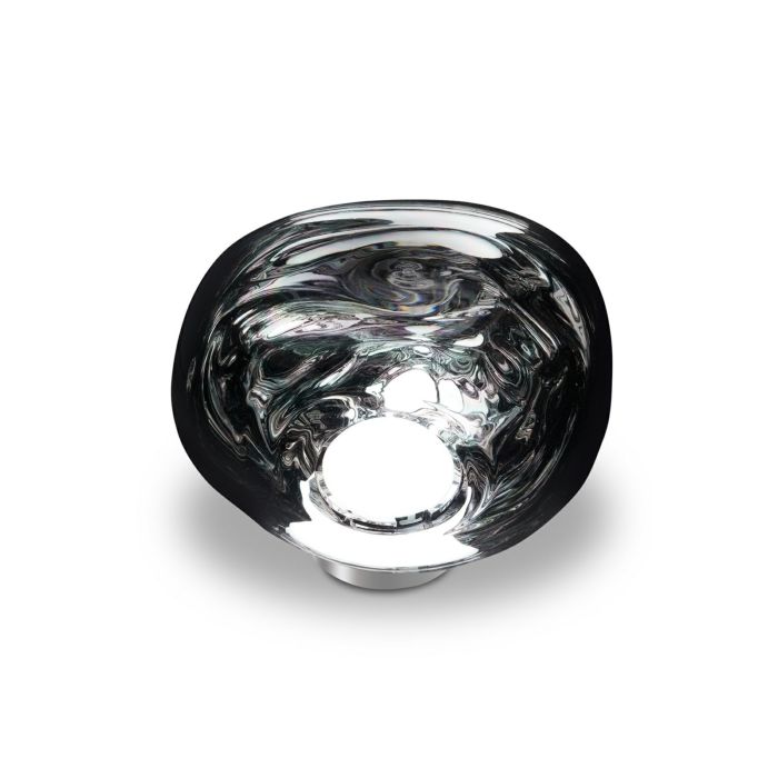 Ｔｏｍ Ｄｉｘｏｎ トム・ディクソン 早見表 勉強机ともし火 MELT MINI SURFACE TABLE LED（メルトミニサーフェイステーブルLED） 全光束800ルーメン 8.0W 3000K 差し込み・吊りひも取り替えっこ付き添い人 クローム LED内蔵 MELTMINISURFACETABLELEDCHROME