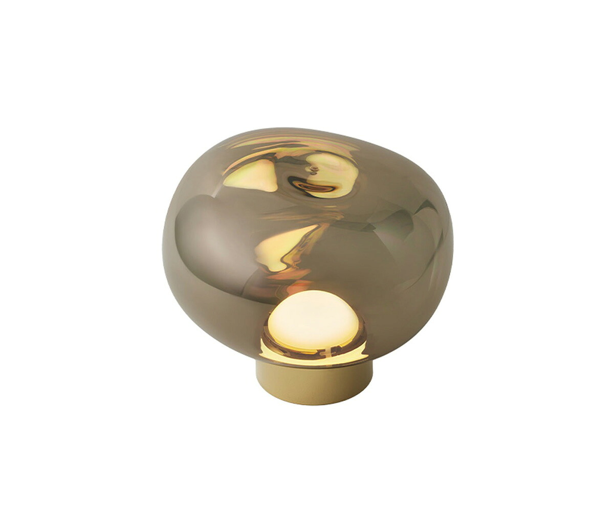Ｔｏｍ Ｄｉｘｏｎ　トム・ディクソン　テーブル　デスクライト　MELT MINI SURFACE TABLE LED（メルトミニサーフェイステーブルLED）　全光束800lm　8.0W　3000K　コンセント・コードスイッチ付き　ブロンズ　LED内蔵　MELTMINISURFACETABLELEDBRONZE