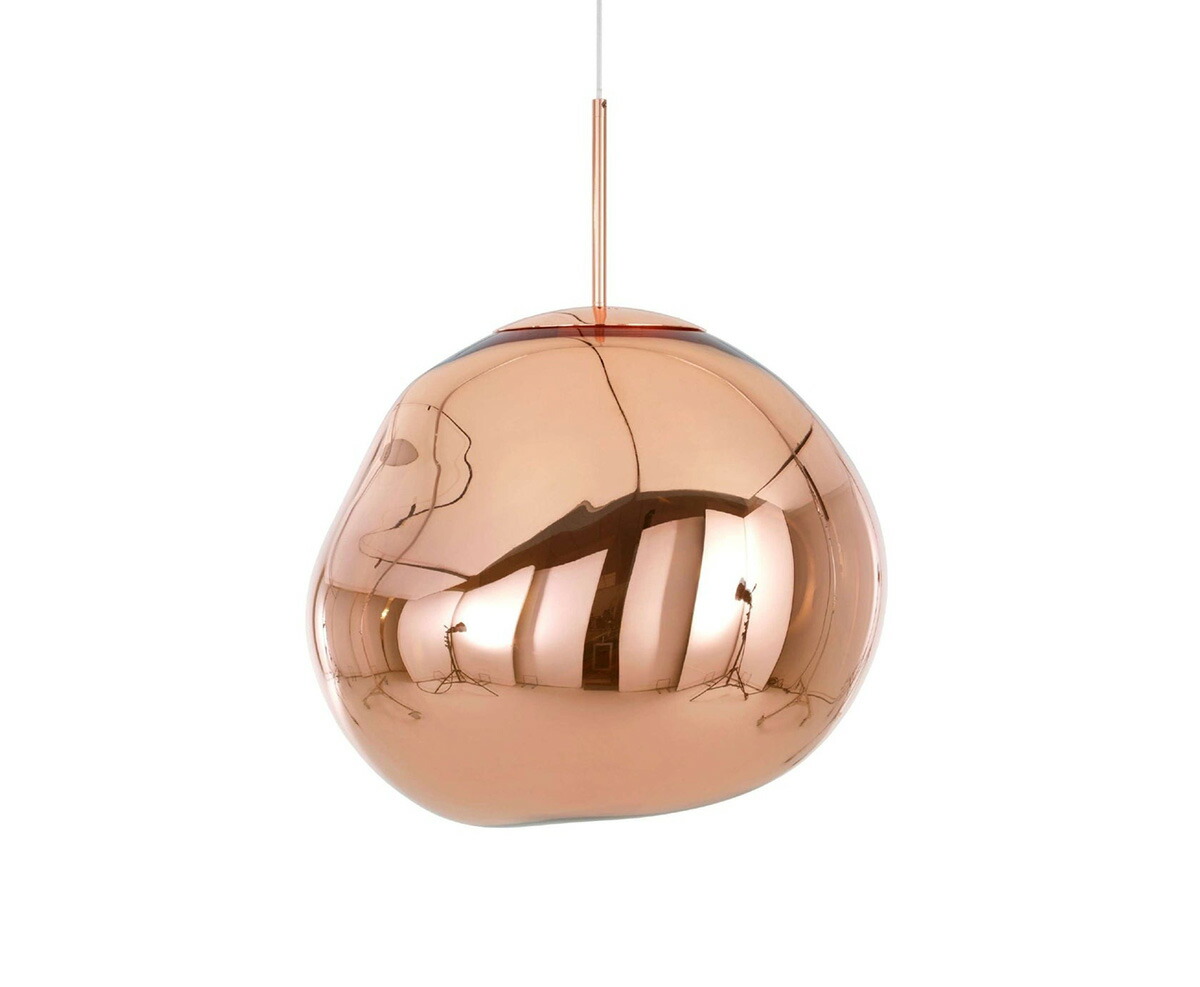 Ｔｏｍ Ｄｉｘｏｎ　トム・ディクソン　ペンダントライト　MELT 50 PENDANT CLASSIC（メルト50ペンダントクラシック）　調光　引掛シーリング　2700K　コッパー　LED電球付き/白熱電球使用可能　MELT50PENDANTCLASSICCOPPER