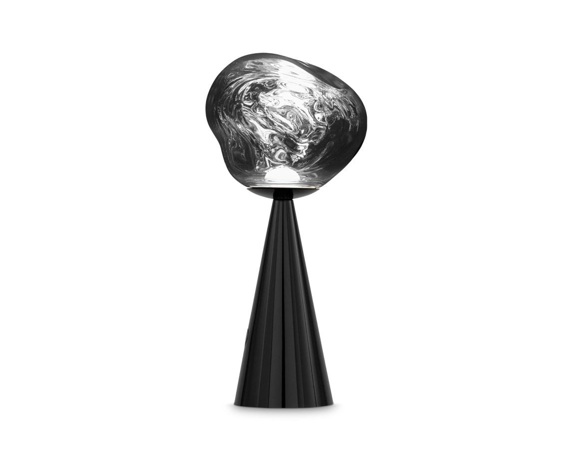 Ｔｏｍ Ｄｉｘｏｎ　トム・ディクソン　ポータブルライト　MELT PORTABLE（メルトポータブル）　調光　2.5W　3000K　ブラック　LED内蔵　USB充電（USB-A）　テーブル　デスクライト　Type-A　TypeA　MELTPORTABLEBLACK