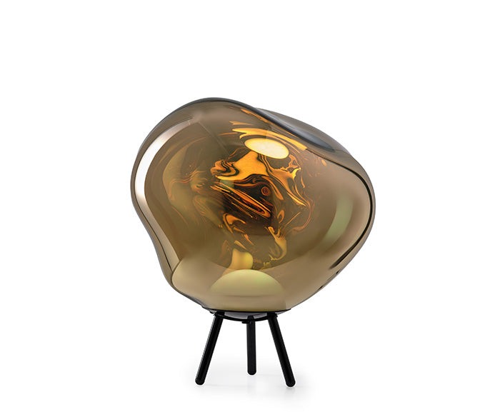 Ｔｏｍ Ｄｉｘｏｎ　トム・ディクソン　ポータブルライト　MELT PORTABLE LARGE（メルトポータブルラージ）　調光　4.5W　3000K　ゴールド　LED内蔵　USB充電（Type-C）　フロアライト　USB-C　TypeC　MELTPORTABLELARGEGOLD
