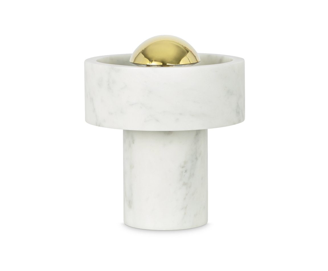 Ｔｏｍ Ｄｉｘｏｎ トム・ディクソン ポータブルライト STONE PORTABLE（ストーンポータブル） 調光 3W 3000K ゴールド LED内蔵 テーブル デスクライト Type-A TypeA STONEPORTABLEGOLD