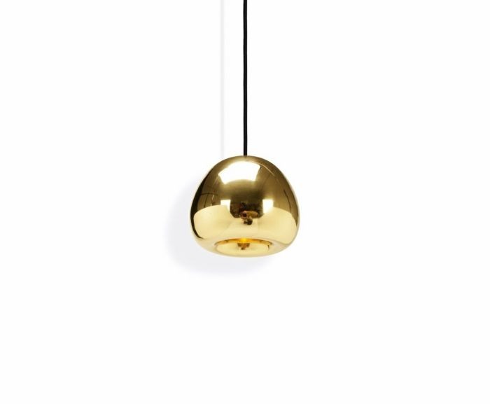 Ｔｏｍ Ｄｉｘｏｎ トム・ディクソン シャンデリヤ点火装置 VOID MINI PENDANT LED（ヴォイドミニペンダントLED） 調光 上昇限度直付 白熱球60W好いかげんに 8.0W 3000K 金管楽器 LED内蔵 VOIDMINIPENDANTLED2BRASS